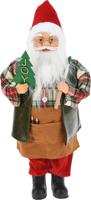 Kerstman 45 cm met kerstboom Kerstman 45 cm met kerstboom