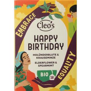 Cleo&apos;s Happy birthday bio