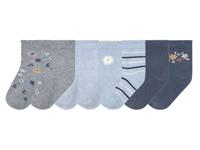 lupilu 7 Paar kinder sokken (Grijs/lichtblauw/marineblauw, 27-30)
