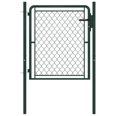 Poort 100x100 cm staal groen