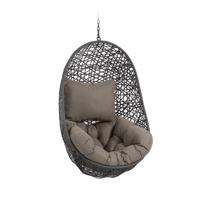 Kave Home Hangstoel 'Florina' kleur Antraciet