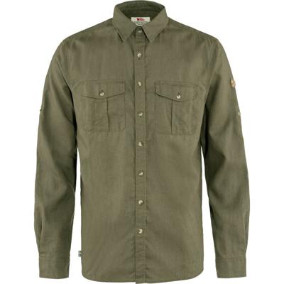 Fjallraven Övik Travel LS Shirt Heren Green L