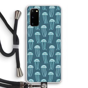 Kwallie: Samsung Galaxy S20 Transparant Hoesje met koord