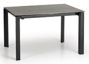 Uitschuifbare eettafel Horizon 120 tot 180 cm breed in keramisch