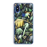 Tropical Palms Dark: Xiaomi Mi Mix 3 Transparant Hoesje