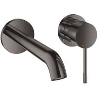Wandgemonteerde wastafelmengkraan - GROHE - Essence - 2 gaten - Maat M - Hard Graphite afwerking Wandgemonteerde wastafelmengkraan - GROHE - Essence - 2 gaten - Maat M - Hard Graphite afwerking