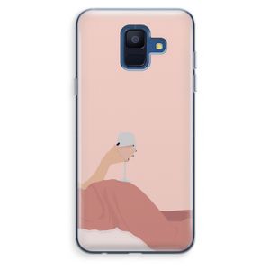 Wine: Samsung Galaxy A6 (2018) Transparant Hoesje
