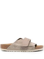 Birkenstock claquettes Kyoto en daim - Tons neutres