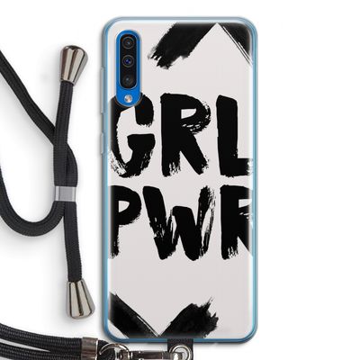 Girl Power #2: Samsung Galaxy A50 Transparant Hoesje met koord