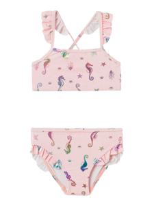 Name It Name It Meisjes Bikiniset Kinderen NMFZAMAR Zeepaardprint Roze