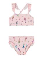 Name It Name It Meisjes Bikiniset Kinderen NMFZAMAR Zeepaardprint Roze