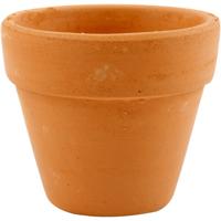 Creativ Company Bloempot, h: 6,5 cm, d 7 cm, 24 stuk/ 1 doos