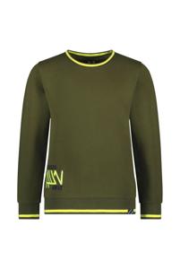 B.Nosy Jongens sweater - Samuel - Hunter groen