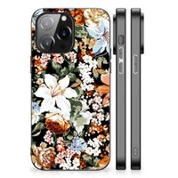 Bloemen Hoesje voor iPhone 14 Pro Max Dark Flowers - thumbnail