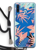 Tropisch: Samsung Galaxy A50 Transparant Hoesje met koord