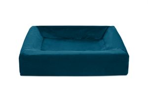 BIA BED ROYAL FLUWEEL OVERTREK HONDENMAND PETROL BIA-60 70X60X15 CM