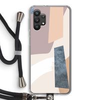 Luca: Samsung Galaxy A32 5G Transparant Hoesje met koord