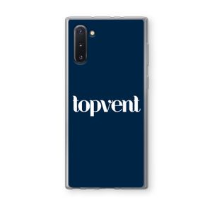 Topvent Navy: Samsung Galaxy Note 10 Transparant Hoesje
