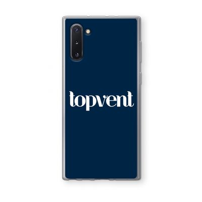Topvent Navy: Samsung Galaxy Note 10 Transparant Hoesje