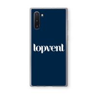 Topvent Navy: Samsung Galaxy Note 10 Transparant Hoesje Topvent Navy: Samsung Galaxy Note 10 Transparant Hoesje