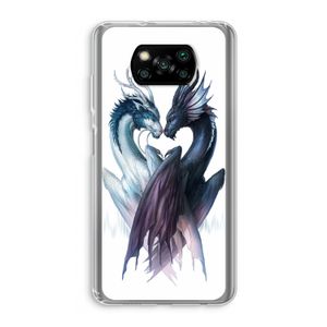 Yin Yang Dragons: Xiaomi Poco X3 Pro Transparant Hoesje