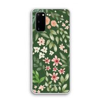 Botanical green sweet flower heaven: Samsung Galaxy S20 Transparant Hoesje