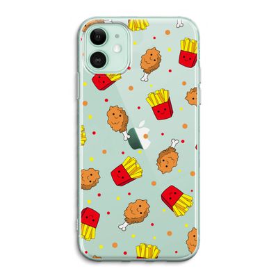 Chicken 'n Fries: iPhone 11 Transparant Hoesje