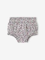 Babybloomer met kleine bloemenprint ecru