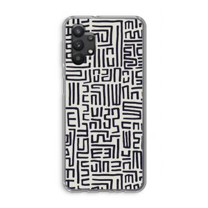 Moroccan Print: Samsung Galaxy A32 5G Transparant Hoesje
