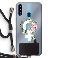 Venus: Samsung Galaxy A20s Transparant Hoesje met koord