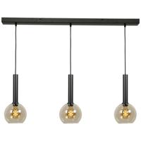 Masterlight Zwarte eettafel hanglampBella 3-lichts - 2981-05-05-100-3-20