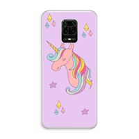 Roze eenhoorn: Xiaomi Redmi Note 10 Lite Transparant Hoesje