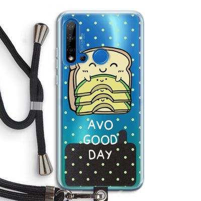Avo Good Day: Huawei P20 Lite (2019) Transparant Hoesje met koord