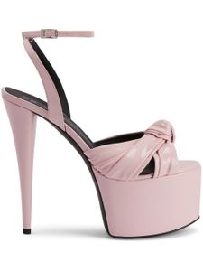 Giuseppe Zanotti sandales Aida 150 mm à plateforme - Rose