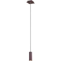 LED Hanglamp Vierkant - Roestkleur Aluminium - GU10 Fitting