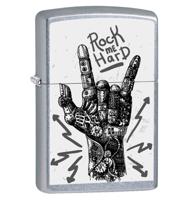 Zippo Aansteker Rock Me Hard Hand