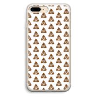 Poop emoji: iPhone 7 Plus Transparant Hoesje