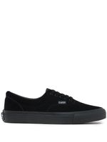 Comme des Garçons Homme baskets en daim à logo embossé - Noir