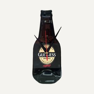 Wandklok - Guinness bier klok - bruin - 22,5 x 9 cm   -