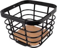 Atranvelo mand "qb avs" rear basket qb avs matt black