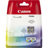 Canon 1511B018 inktcartridge 2 stuk(s) Origineel Zwart, Cyaan, Magenta, Geel - thumbnail