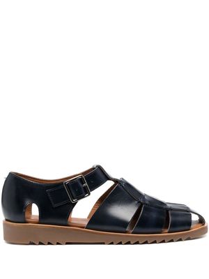 Paraboot sandales à boucle - Bleu