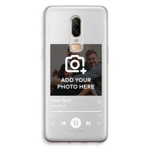 Music Player: OnePlus 6 Transparant Hoesje