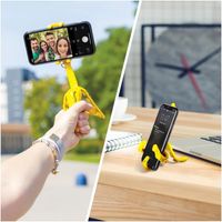 Celly Squiddy tripod Smartphone-/actiecamera 6 poot/poten Geel - thumbnail