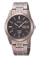 Horlogeband Seiko 7N43-0AS0 / SGG727P1 / 34Q2MG Titanium Antracietgrijs 20mm