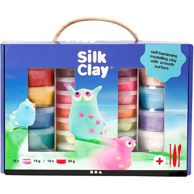 Silk Clay - - kleiset 18 x 14 gram 10 x 40 gram 31-delig