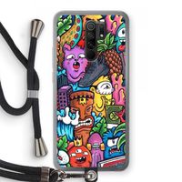 Vexx Mixtape: Xiaomi Redmi 9 Transparant Hoesje met koord