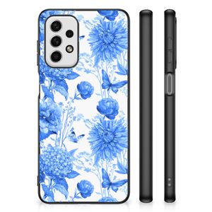 Bloemen Hoesje voor Samsung Galaxy A23 Flowers Blue