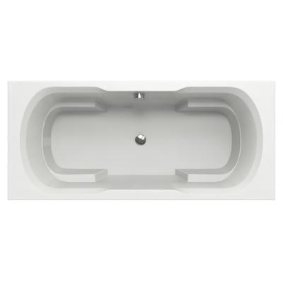 Ligbad Xenz Ibiza | Inbouw | 180x80 cm | Incl.Badafvoer | Met overloop | Mat wit