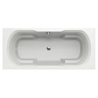 Ligbad Xenz Ibiza | Inbouw | 180x80 cm | Incl.Badafvoer | Met overloop | Mat wit